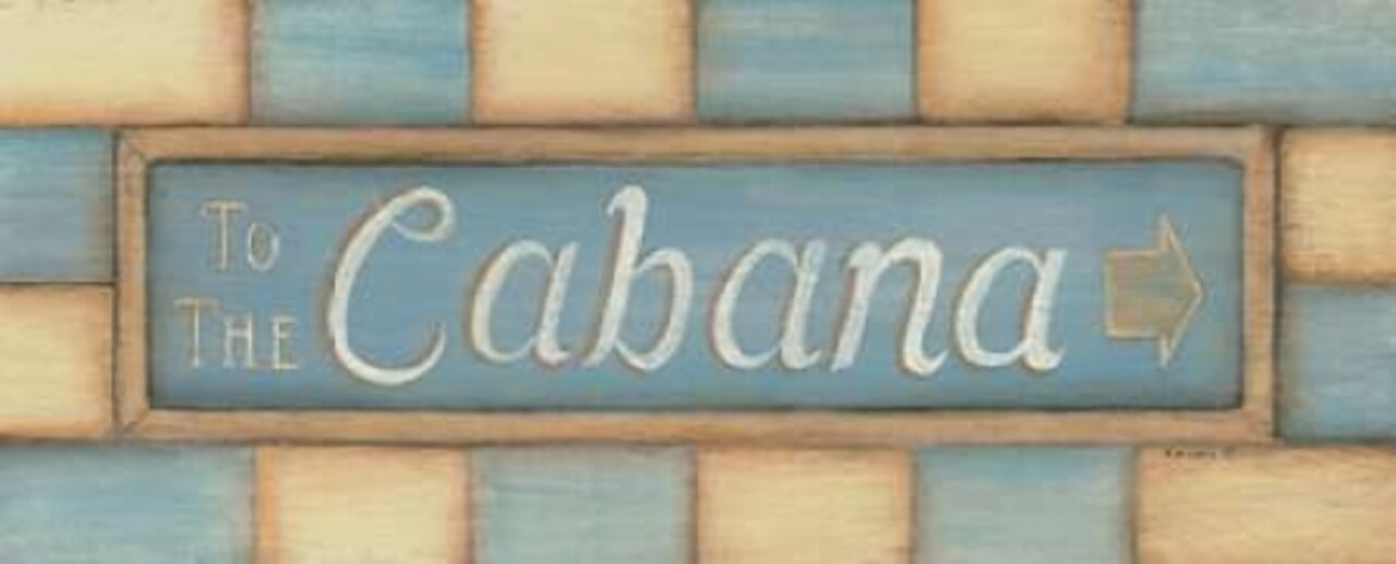 To the Cabana Poster Print by Kim Lewis - Item # VARPDXKL1207